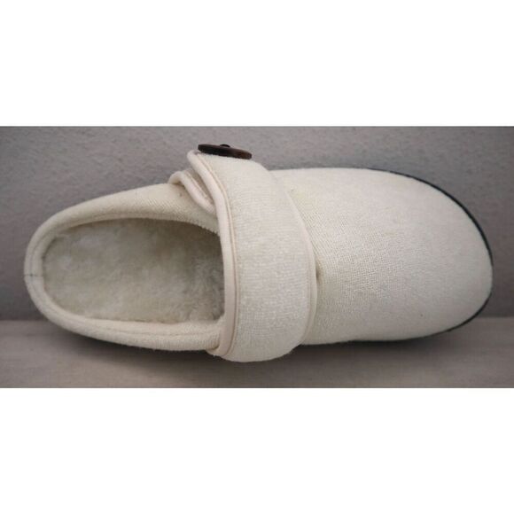 Glolily WMN's Sz 8M Ivory Mia Faux Shearling Lined Indoor/Outdoor Comfy Slippers - Picture 8 of 13